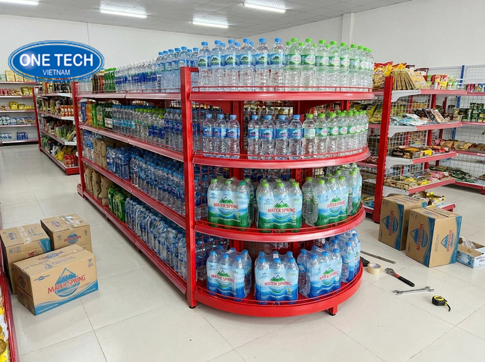 Quy trình đặt mua và lắp đặt kệ trưng bày nước suối tại Phú Thọ